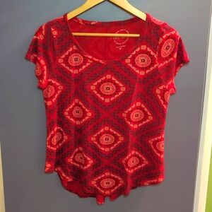 Lucky Brand scoop neck top
